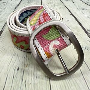 Brighton Multicolor Belt with Silver Buckle